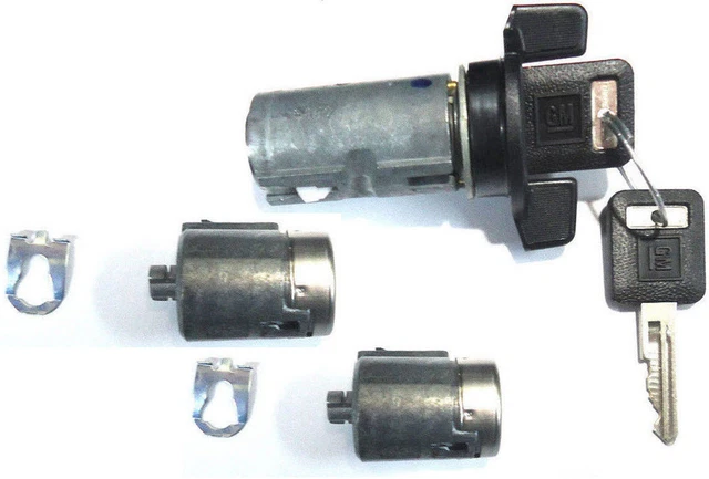 Chevy GMC Pickup 88-94 OEM Ignition & Door Lock Key Switch Cylinder Set W/2 Keys