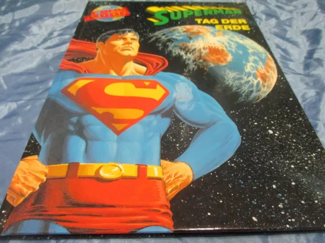 Comic 2000 , Nr. 1 , Superman - Tag der Erde , Hardcover - Album  1991 , Hethke