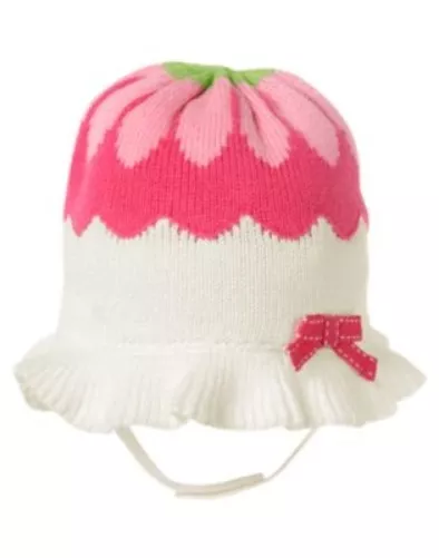 Gymboree Turtle & Friends Flower Sweater Mushroom Hat 0 3 6 12 18 Nwt