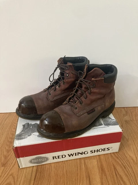 RED WING STEEL Toe Slip On Work Safety Shoes Mens Mens 12 EE  display picture 3