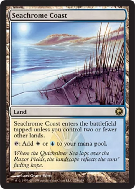 Seachrome Coast ~ Scars of Mirrodin [ MODERATELY PLAYED ] [ Magic MTG ]