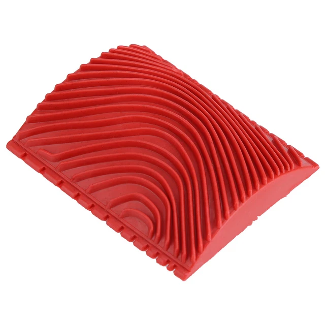 2Pcs Wood Graining Rubber Wall Brush Painting Tools Texture Pattern Scumble QC