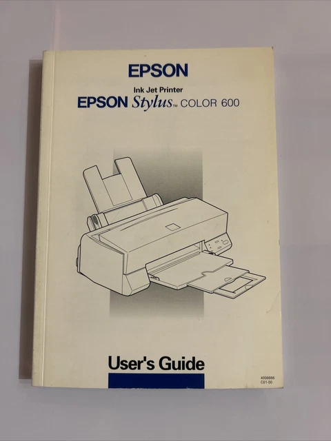 Epson Stylus Color 600 Users Guide English