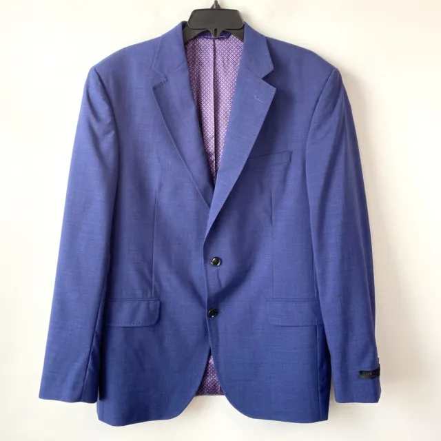 Ted Baker Endurance Jarrow Wool Suit Jacket Blue 44R
