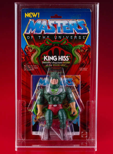 Masters of the Universe MOTU He-Man King Hiss US MOSC