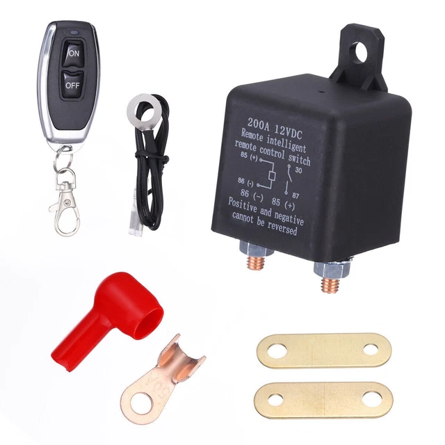 CAR BATTERY SWITCH Disconnect Power Kill Master Isolator Cut Off Remote