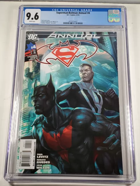 SUPERMAN/BATMAN Annual #4 (Batman Beyond 1st DCU app) CGC 9.6 NM+ DC Comics 2010