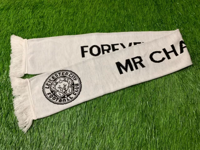 LEICESTER CITY ENGLAND MR CHAIRMAN rare FOOTBALL SOCCER FAN SCARF ONE SIZE