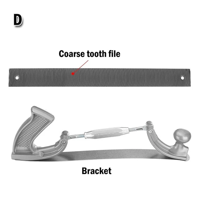 Denting File Diagonal PORTE-FILE RÉGLABLE EN acier dent incurvé must have pour le polissage ...