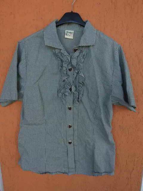 Distler Trachten Oktoberfest Shirt Traditional Top German Bavarian Size M/L Distler Trachten Oktoberfest Shirt Traditional Top German Bavarian Size M/L