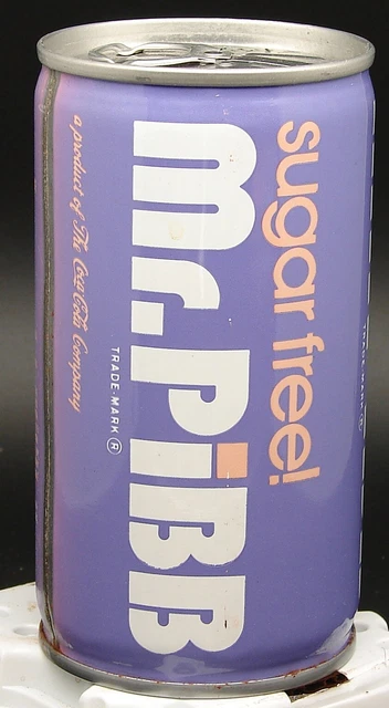 Sugar Free Mr. Pibb; Great Lakes Coca-Cola; St. Joseph, MI; Steel soda pop can