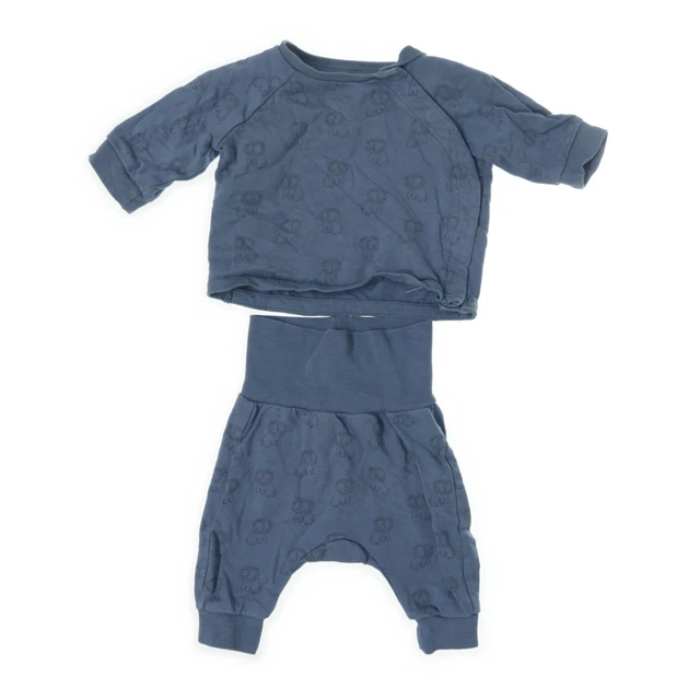 H&M, Freizeitanzug, Größe: 50, Baumwolle, Blau, Sonstiges, Sweat