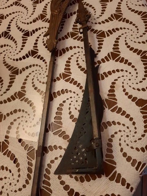 Pair Iron Antique Art Deco Curtain/drapery   Rods Expands to Max 27" 6