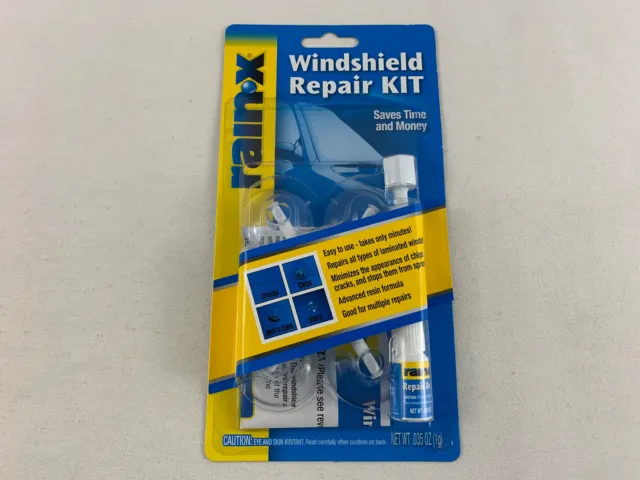 Rain-X 600001 Windshield Repair Kit for Cracks, Stars, & Chips - NEW/ SEALED
