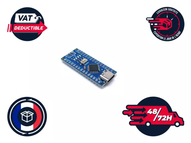 Carte compatible Arduino NANO V3 ATmega328P Micro / typeC