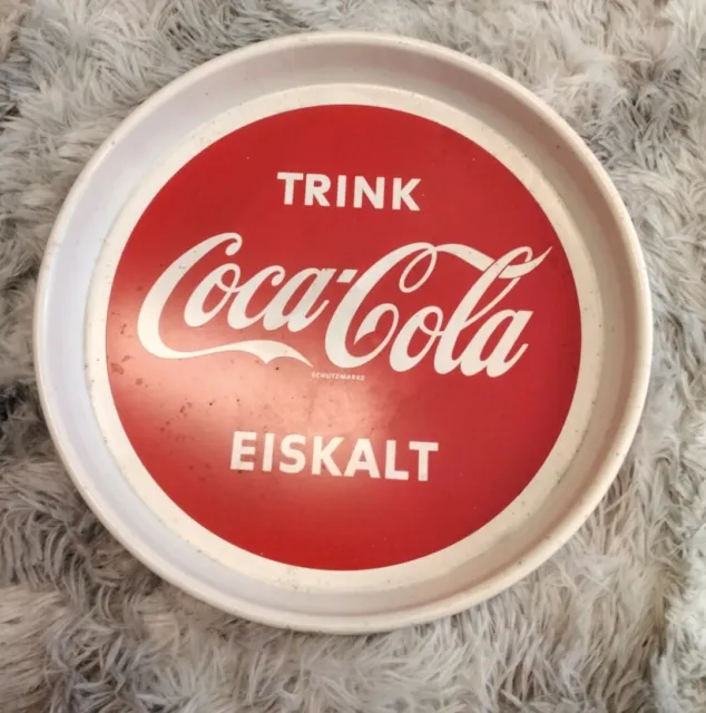 Coca Cola Tablett Trink Eiskalt Original 70er Jahre