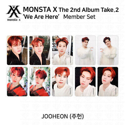 10 Monsta x 2nd album Take .2 siamo qui minhyuk TYPE 6 FOTO CARD K-POP 