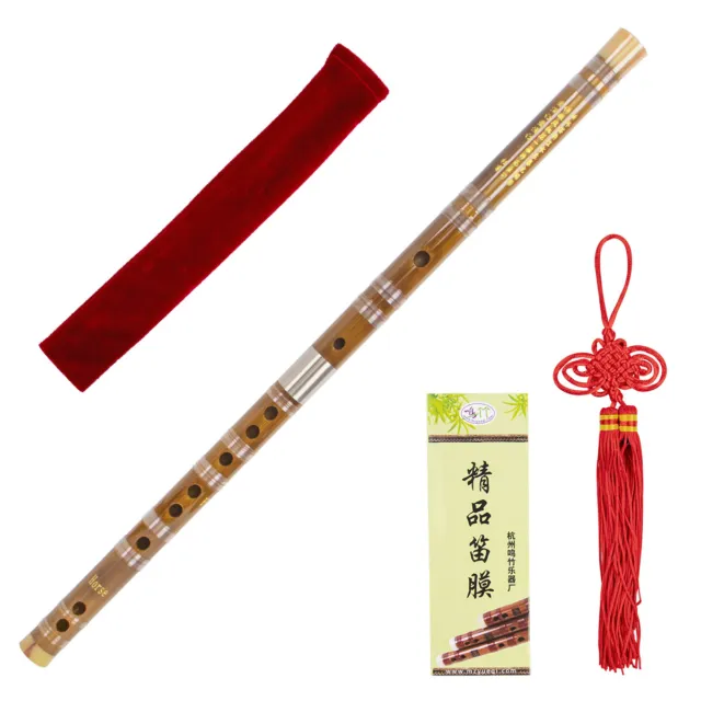 Horse Traditional Bamboo Flute F Key 10 Hole Dizi For Beginner To Professional