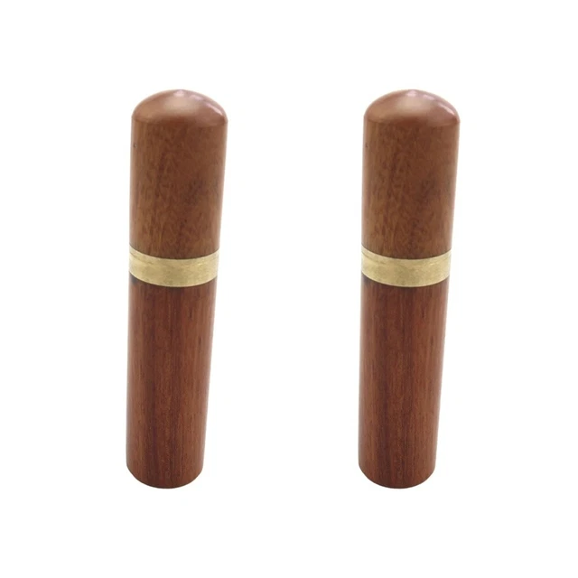 2 piezas Agujas de coser Estuche de almacenamiento Agujas Portátil Mini Contenedor de Fieltración de Madera