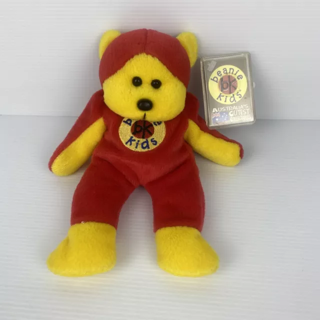 Beanie Kids Beanie Master Bear Skansen Collectable Plush Vintage 2001 With Tags