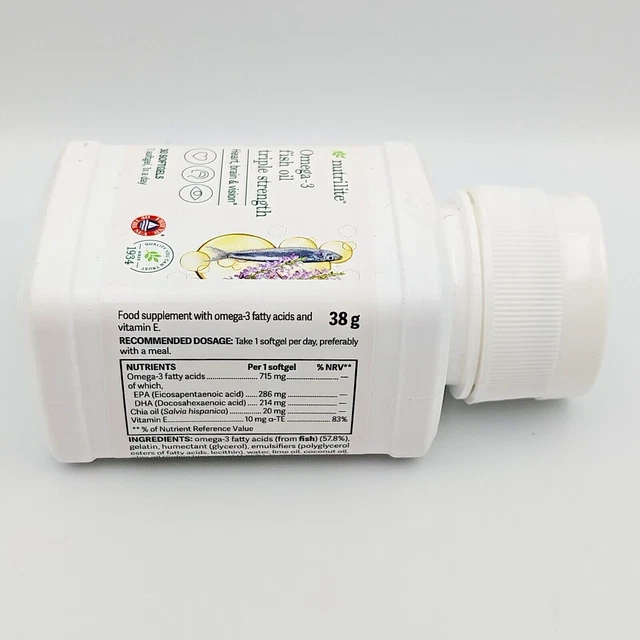 AMWAY NUTRILITE OMEGA 3 Complex 30 Capsules (New) £29.49 PicClick UK