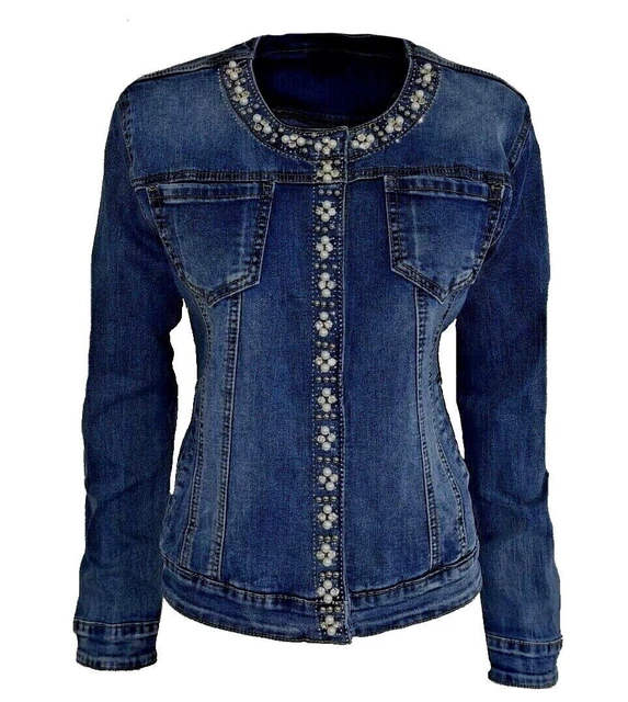 GIACCA JEANS DONNA taglie grandi giubbotto over nuovo giacchetto
