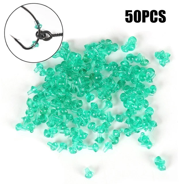 100 Perles D'hameçon Pour Pêche à La Carpe - Montage Ronnie/Spinner/Gréement Allemand, Kit Accessoire Pêche Au Coup