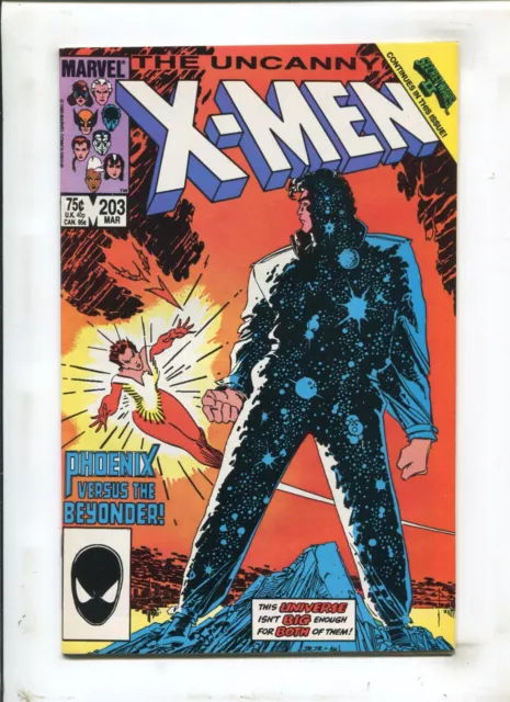 Uncanny X-Men #203 - Direct Edition / Beyonder vs Phoenix (8.0) 1985