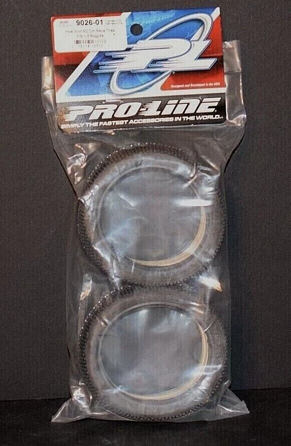 Proline Holeshot M2 Dirt Race Tires And White Foams 1:8 Buggy 9026-01