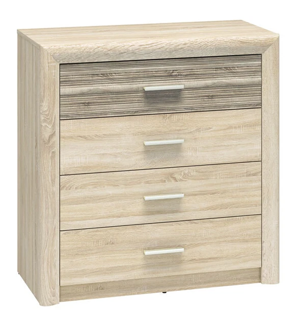 Commode Buffet Commode à Tiroirs 92cm Sonoma Chêne Clair Truffe MDF 83688782