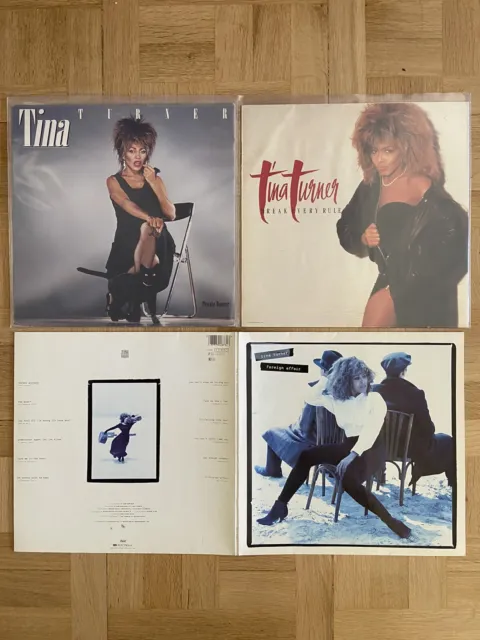 Tina Turner lot de 3 albums vinyles 33 tours (3 original vinyl LPs bundle)