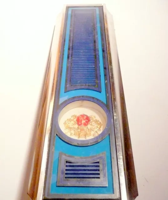 WURLITZER ZODIAC 3500 - Jukebox Pop Art  CENTER  GLASS PANEL - Perfect 4 Framing