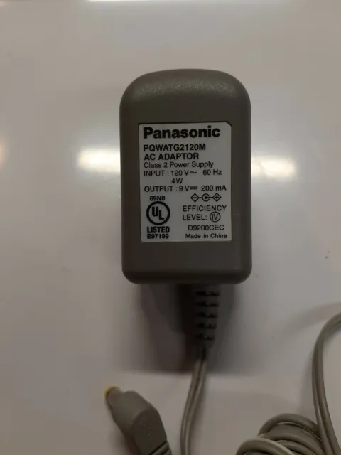 Panasonic PQWATG2120M AC Adaptor Output 9V 200mA Power Supply Transformer