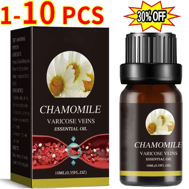 1-10X Olio Marronie per Vene Varicose Olio Camomilla Marronie Vene Varicose