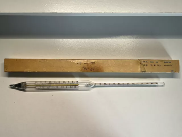 Fisher Scientific Co. 11-603-5B API ASTM Hydrometer 19°-31° VINTAGE