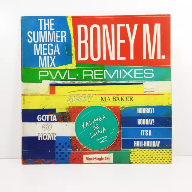 Vinyl BONEY M. The Summer Mega Mix 12'' (PO163303)