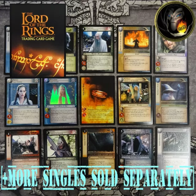 LORD OF THE RINGS TCG - MULTILIST Sets 2 & 3 Mines of Moria / Realms Elf Lords