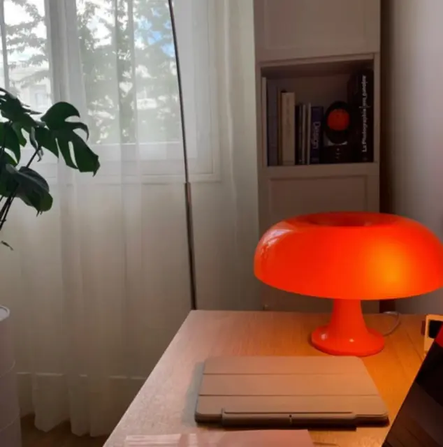Nessino Nesso Style Nordic Danish Mid Century Mushroom Table Lamp italian 70s