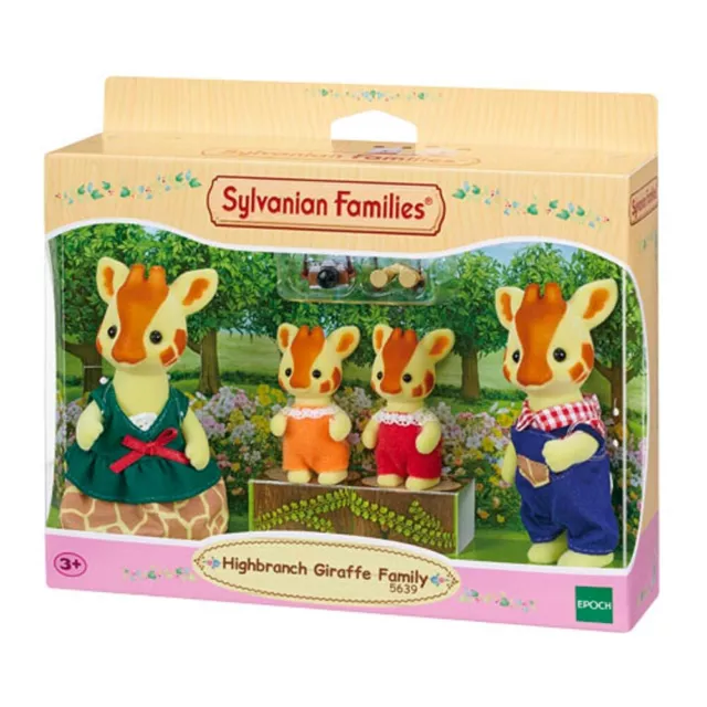 Sylvanian Families Highbranch Giraffe Family 4 Figures 5639