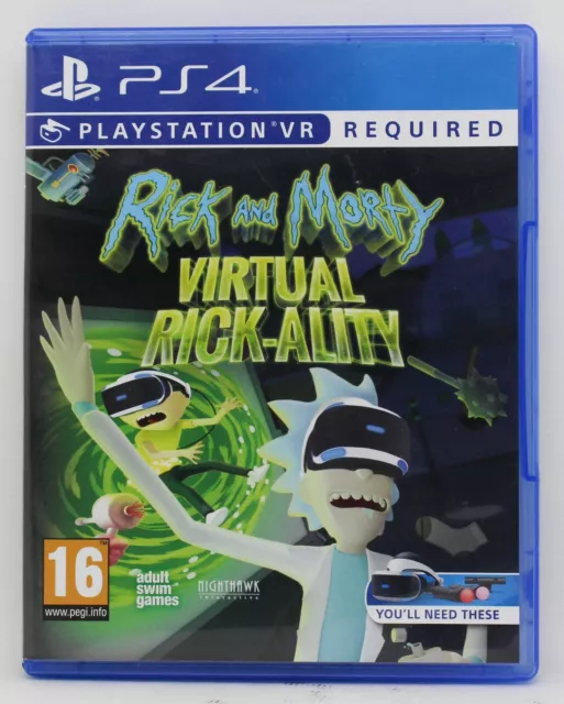 Rick And Morty Virtual Rick-Ality Playstation 4 Gafas Vr Ps4 Pal Y Rickality