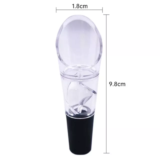 Red Wine Bottle Dumping Funnel Aerator Pourer Premium Aerating Decanter Sp_l ❤D2