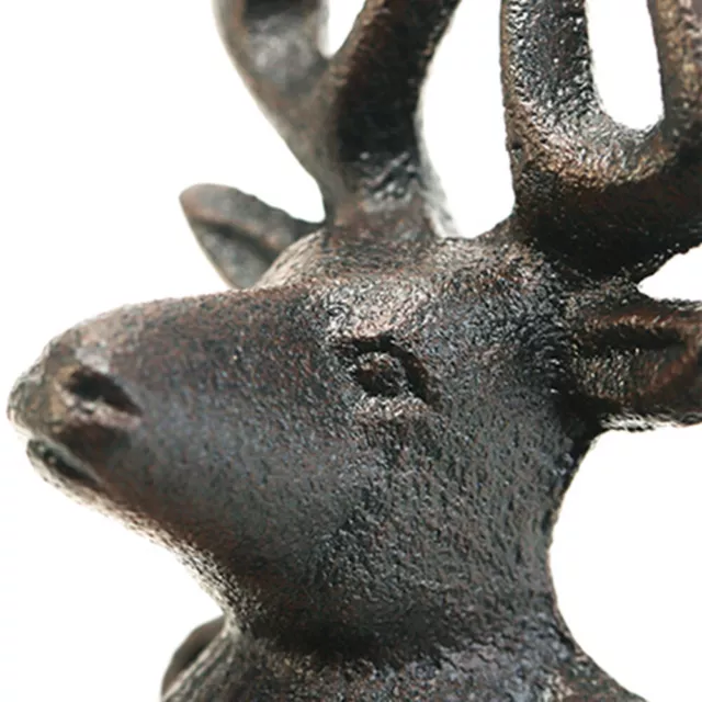 Animal Opener Stag Head Shaped Cast Iron Metal Wall Mounted Beer Bottle Opener 3