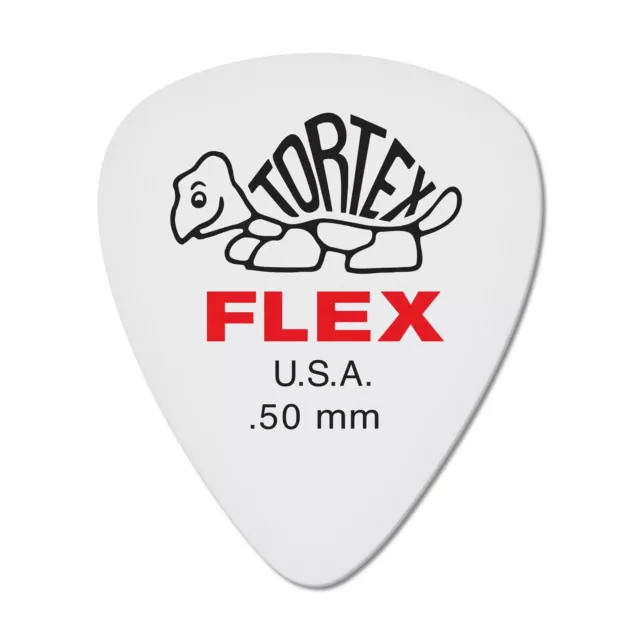 Dunlop Guitar Picks Tortex Flex Standard 12 Pack .50 MM Light (428P.50) 3
