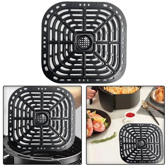 Poignée pratique friteuse à air de remplacement poêle plaque croustillante op