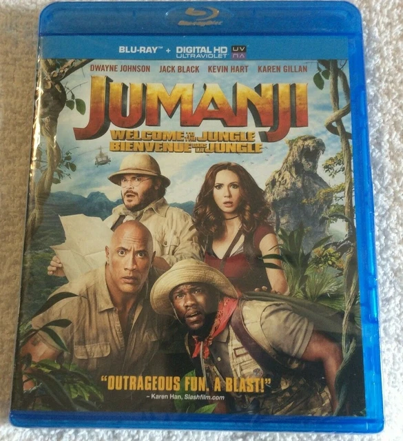 Jumanji Welcome To The Jungle - Blu-Ray - Dwayne Johnson, Kevin Hart, Jack Black