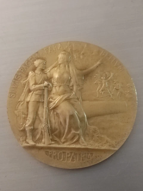 Médaille En Argent Massif Italien - Associazione Della Stampa Romana - XXe Siècle - État Restauré