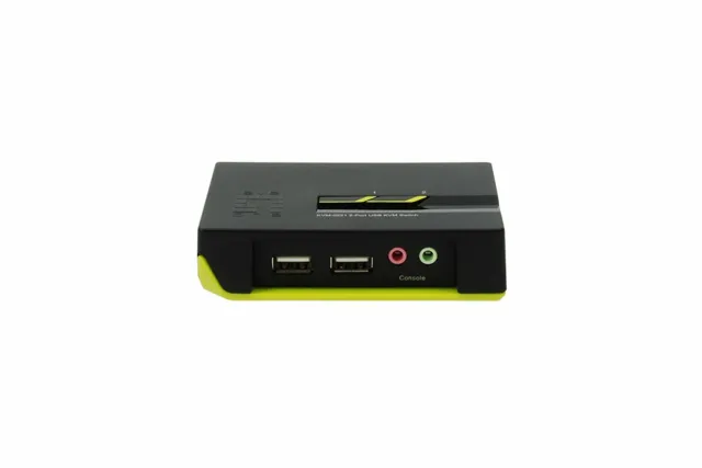 KVM-0221 LevelOne 2 porte, 2xUSB, tastiera video e switch mouse con audio