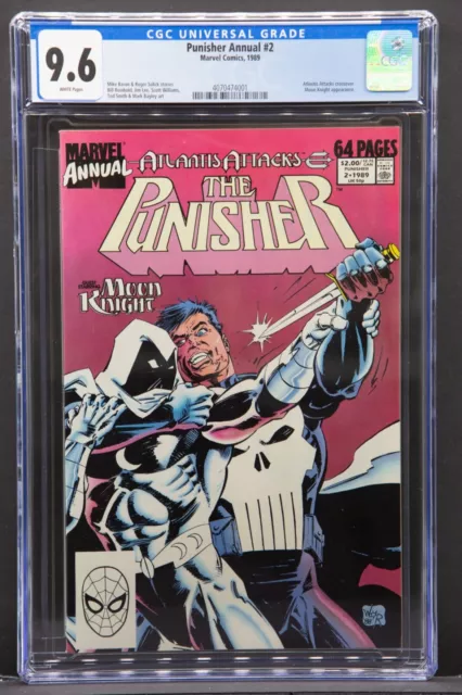 Punisher Annual #2 vol.1 1st CGC 9.6 - 1st fight btw. Punisher/Moon Knight-HOT!!
