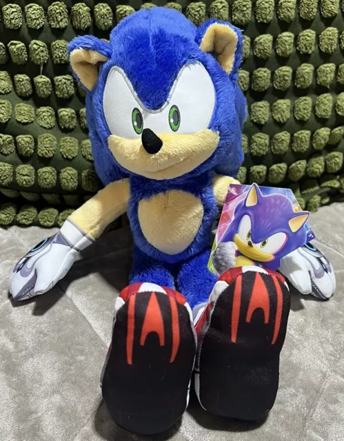 Sonic The Hedge Hog Prime 13" Plush Toy Very Collectable BNWT