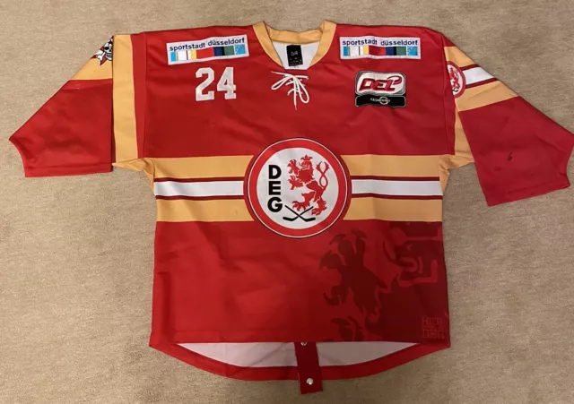 Düsseldorfer EG Gameworn Trikot Andreas Martinsen #24 DEG DEL Eishockey NHL